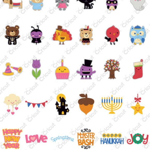 Cricut Create a Critter & Create a Critter 2 shapes - Picture 11 of 11